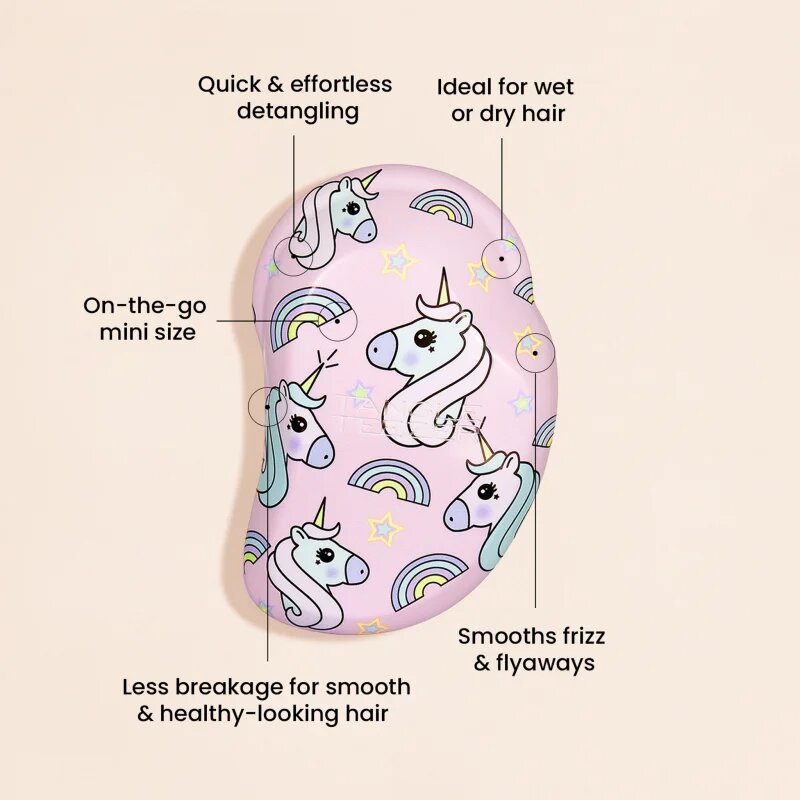 Tangle Teezer The Original Mini Unicorn Magic Print kartáč na vlasy 1 ks