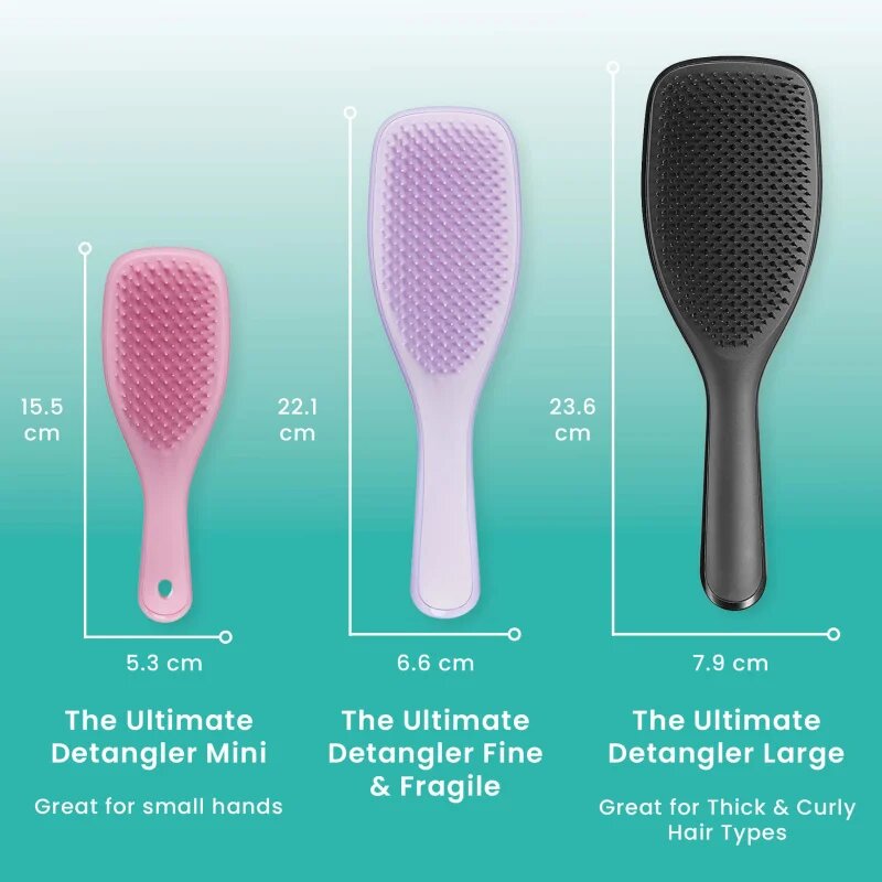 Tangle Teezer The Ultimate Detangler Fine & Fragile plochý kartáč pro křehké vlasy Hypnotic Heather 1 ks