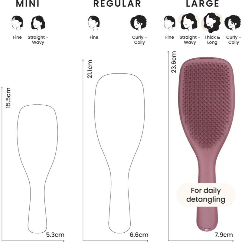 Tangle Teezer The Ultimate kartáč na vlasy velikost L Pink Velvet 1 ks