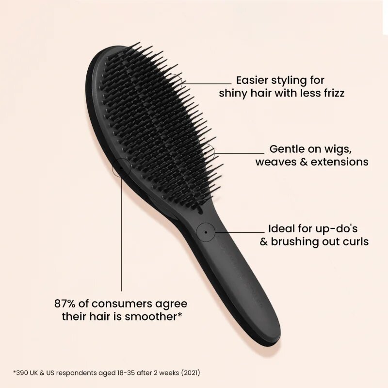 Tangle Teezer The Ultimate Styler Jet Black kartáč na vlasy pro všechny typy vlasů 1 ks