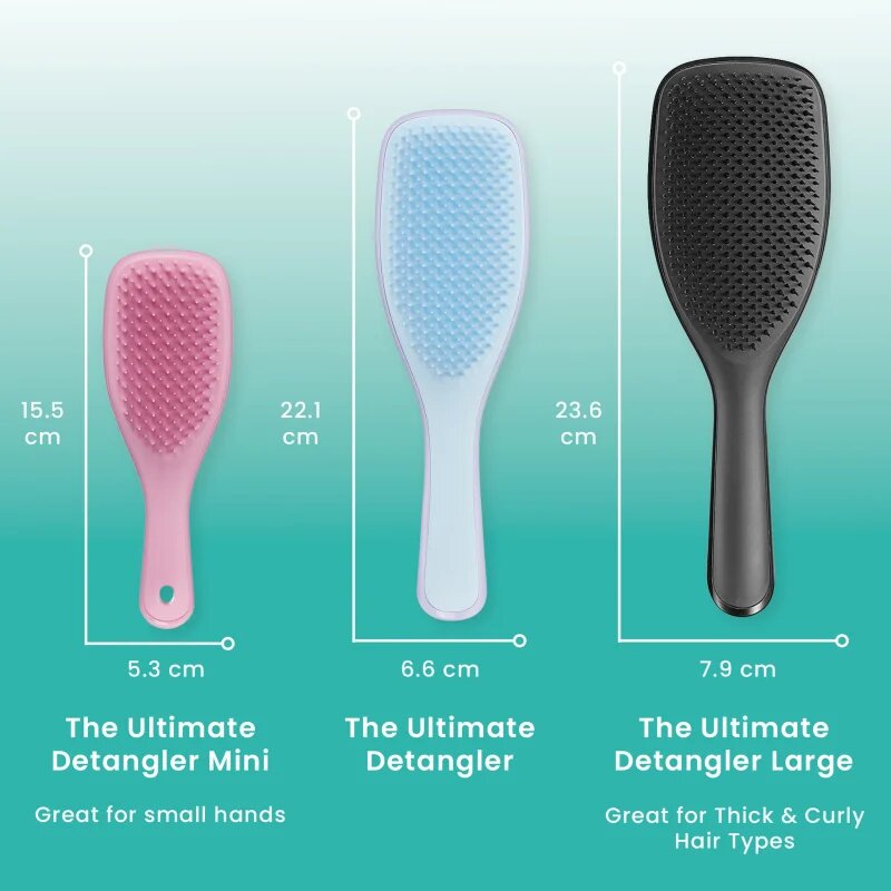Tangle Teezer Ultimate Detangler Lilac & Blue plochý kartáč pro všechny typy vlasů 1 ks