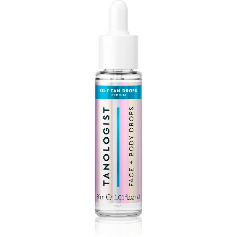 TANOLOGIST Self Tan Drops samoopalovací kapky na obličej a tělo odstín Medium 30 ml