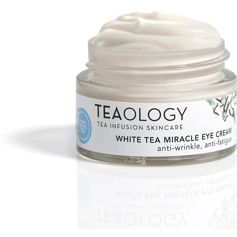 Teaology Anti-Age White Tea Miracle Eye Cream oční krém pro korekci tmavých kruhů a vrásek 15 ml
