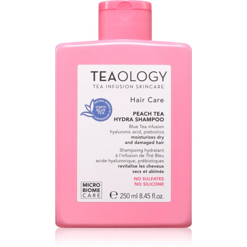 Teaology Peach Tea Hydra Shampoo hydratační šampon pro posílení poškozených vlasů 250 ml