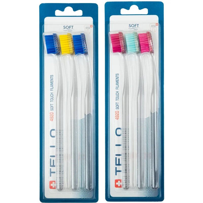 TELLO 4920 Soft 3pack zubní kartáček 3 ks