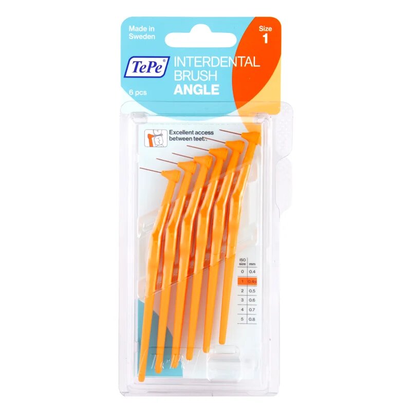 TePe Angle Size 1 mezizubní kartáčky 045 mm 6 ks