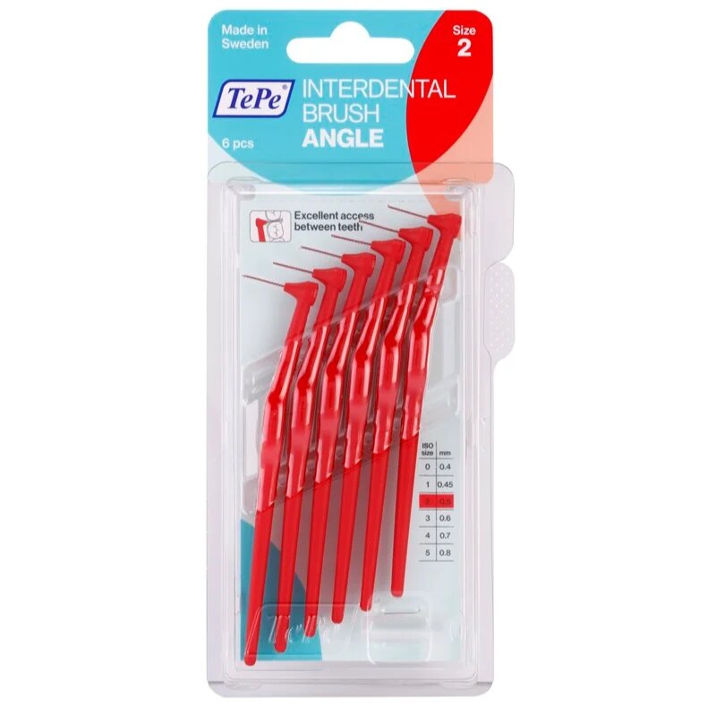 TePe Angle Size 2 mezizubní kartáčky 05 mm 6 ks