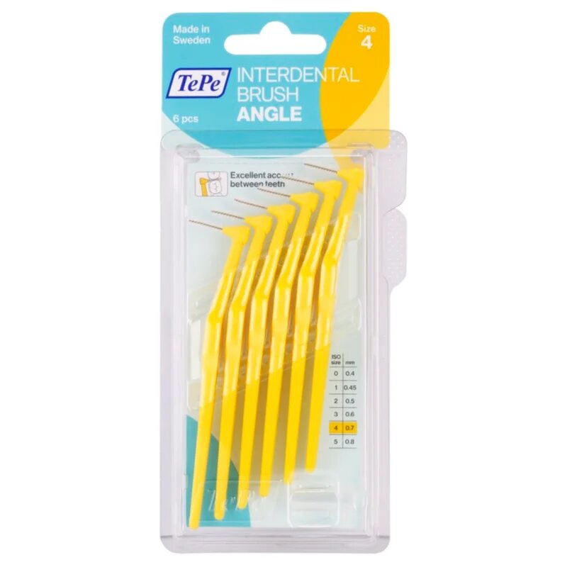 TePe Angle Size 4 mezizubní kartáčky 07 mm 6 ks
