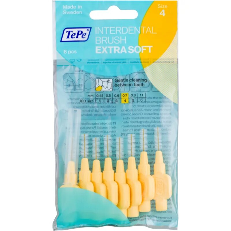 TePe Extra Soft mezizubní kartáčky 07 mm 8 ks