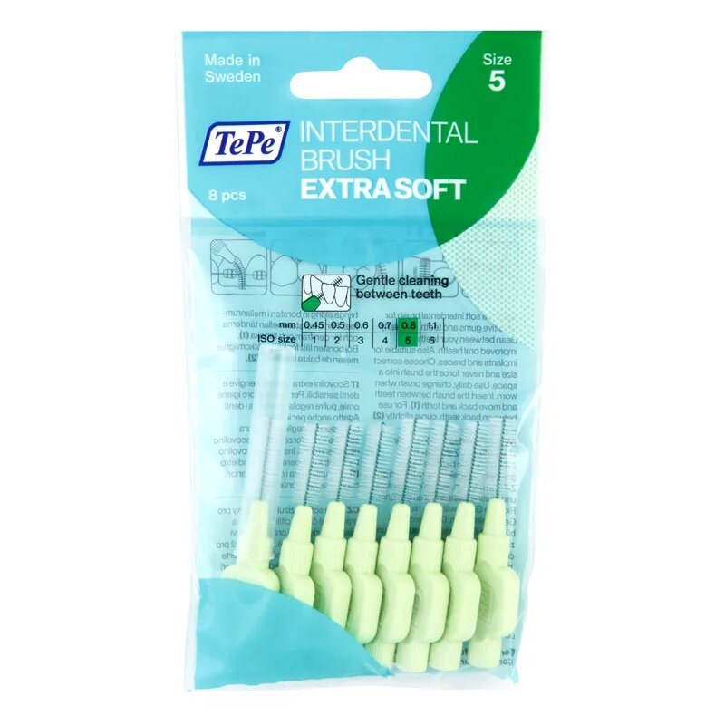 TePe Extra Soft mezizubní kartáčky 08 mm 8 ks