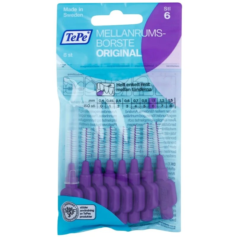 TePe Original mezizubní kartáčky 11 mm 8 ks