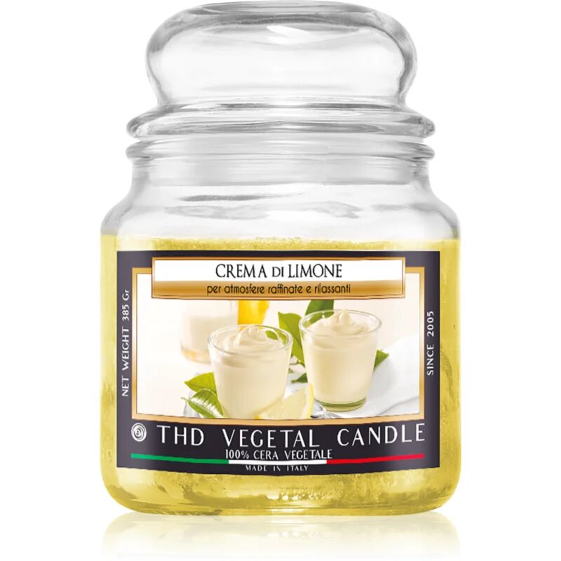 THD Italian Luxury Crema Di Limone vonná svíčka 400 g
