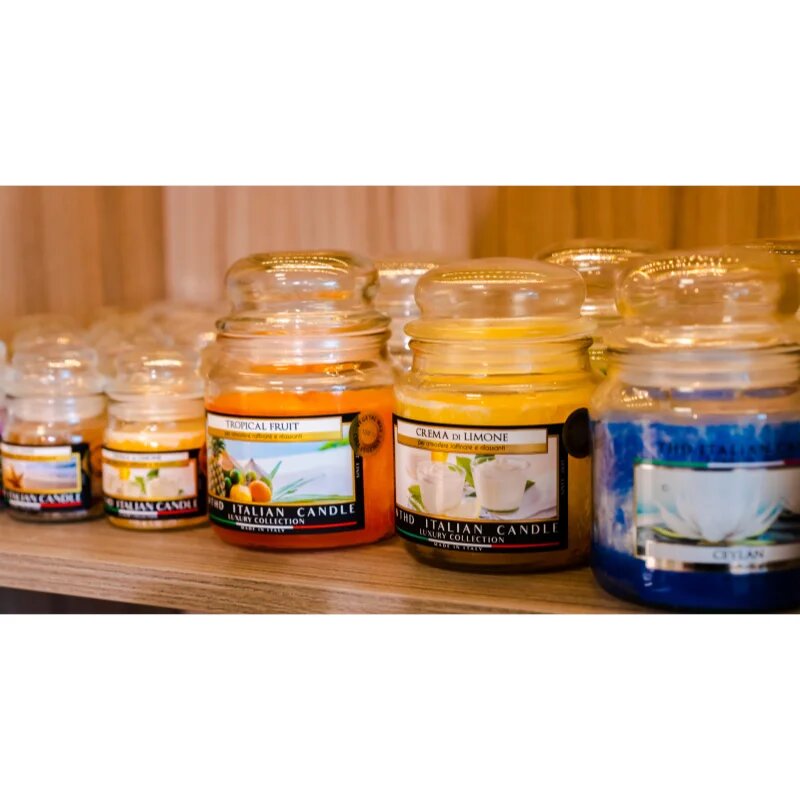 THD Italian Luxury Crema Di Limone vonná svíčka 400 g