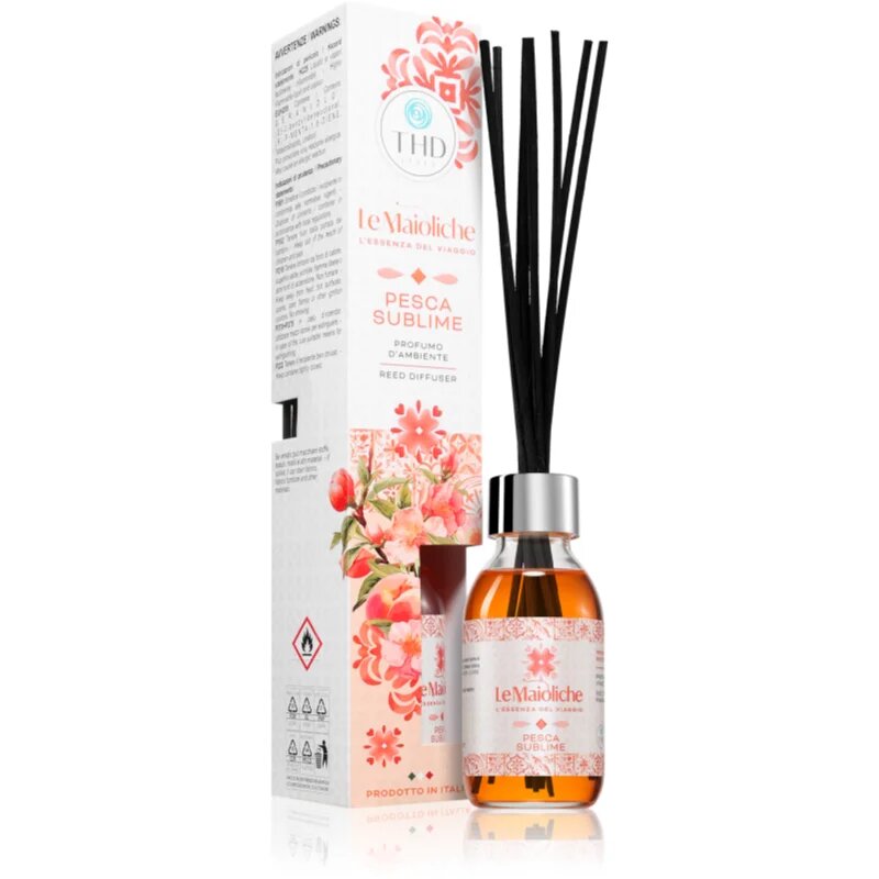 THD Le Maioliche Pesca Sublime aroma difuzér s náplní 100 ml
