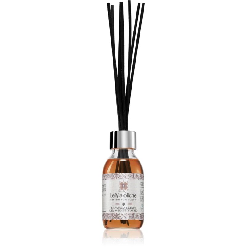 THD Le Maioliche Sandalo e Legni Del Mediterraneo aroma difuzér s náplní 100 ml