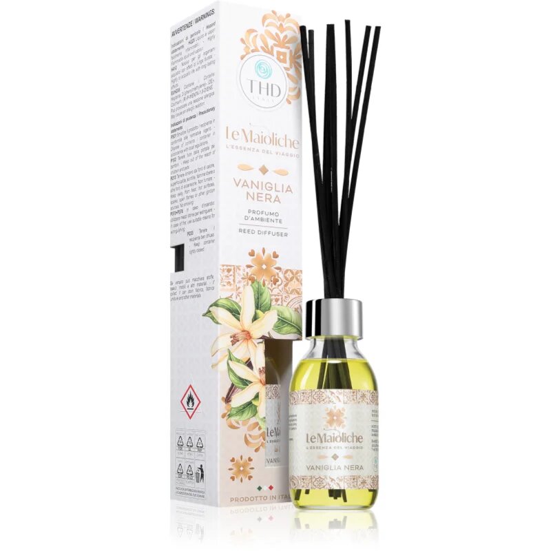 THD Le Maioliche Vaniglia Nera aroma difuzér s náplní 100 ml