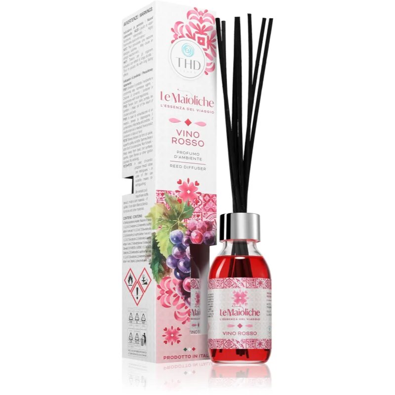 THD Le Maioliche Vino Rosso aroma difuzér s náplní 100 ml