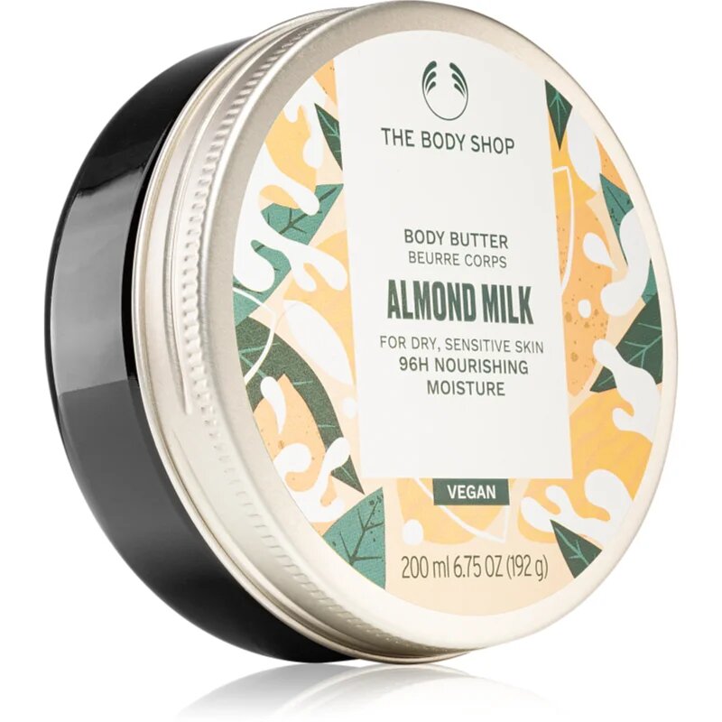 The Body Shop Almond Milk Body Butter tělové máslo s vyživujícím účinkem 200 ml