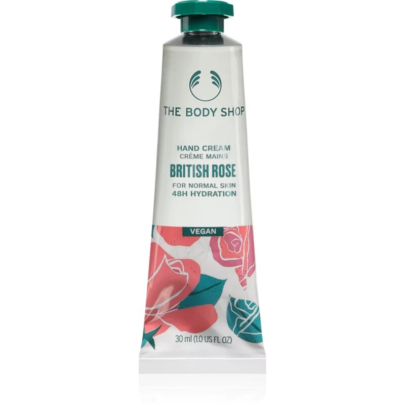 The Body Shop British Rose Hand Cream hydratační krém na ruce 30 ml