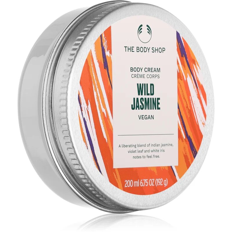 The Body Shop Wild Jasmine Body Cream hydratační tělový krém s parfemací 200 ml