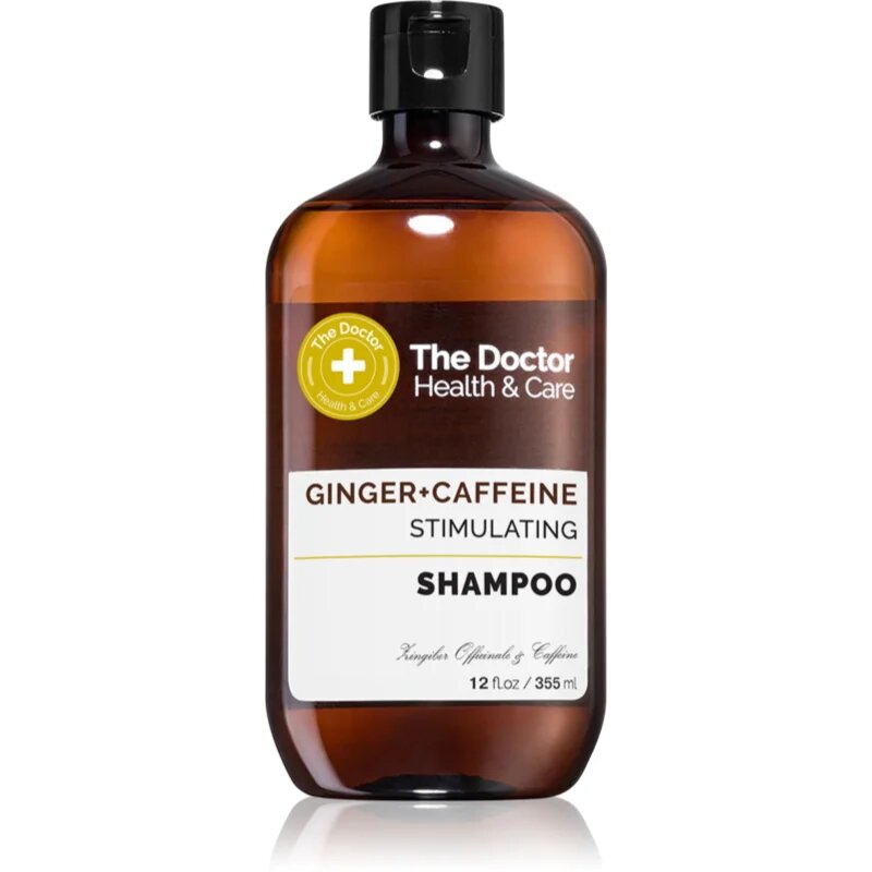 The Doctor Ginger + Caffeine Stimulating posilující šampon pro slabé vlasy s tendencí vypadávat s kofeinem 355 ml