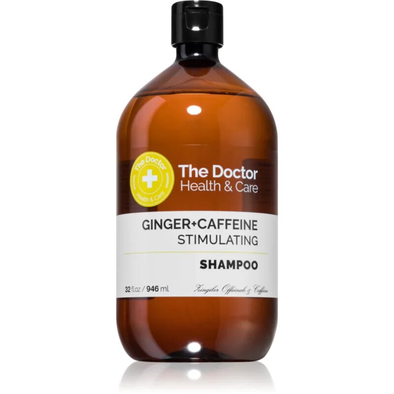 The Doctor Ginger + Caffeine Stimulating posilující šampon pro slabé vlasy s tendencí vypadávat s kofeinem 946 ml
