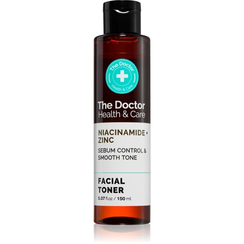 The Doctor Niacinamide + Zinc Sebum Control & Smooth Tone čisticí a matující tonikum 150 ml