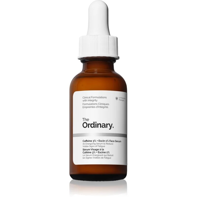 The Ordinary Caffeine 3% + Escin 1% Face Serum energizující sérum s kofeinem 30 ml