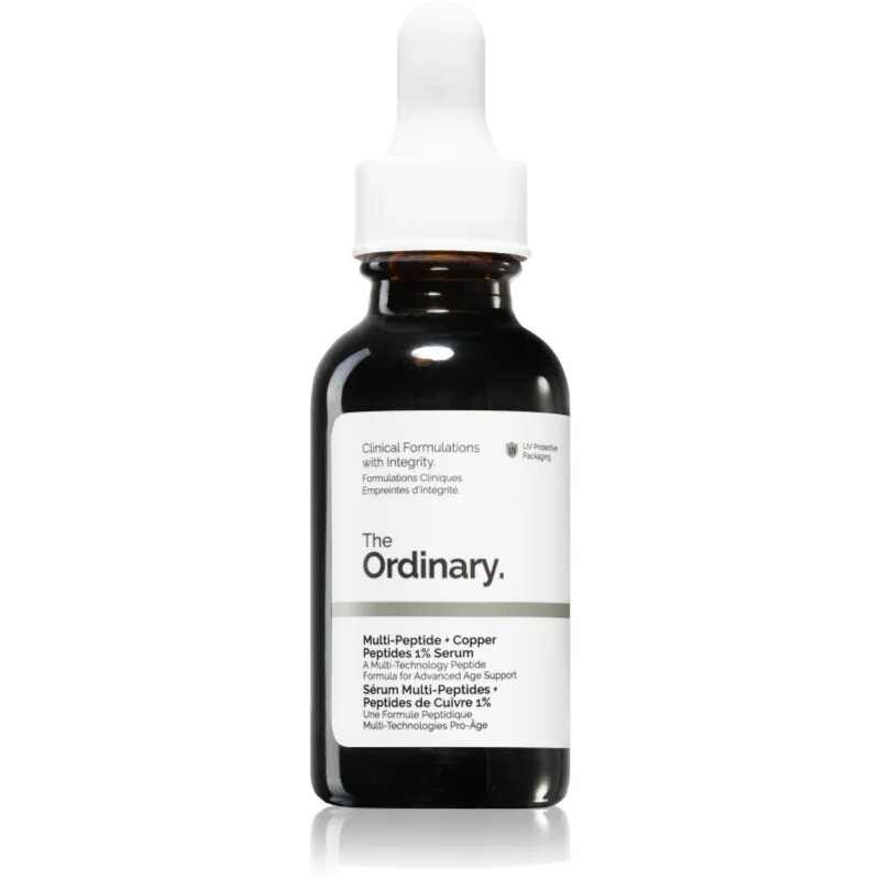 The Ordinary Multi-Peptide + Copper Peptides 1% protivráskové rozjasňující sérum 30 ml