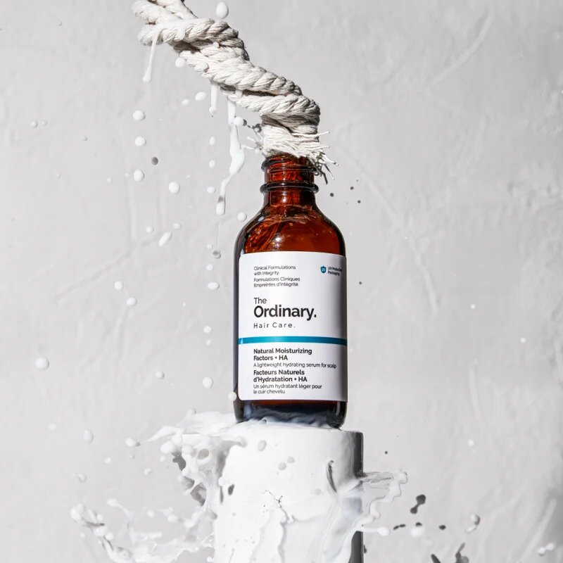 The Ordinary Natural Moisturizing Factors + HA for Scalp hydratační sérum na vlasy a vlasovou pokožku 60 ml