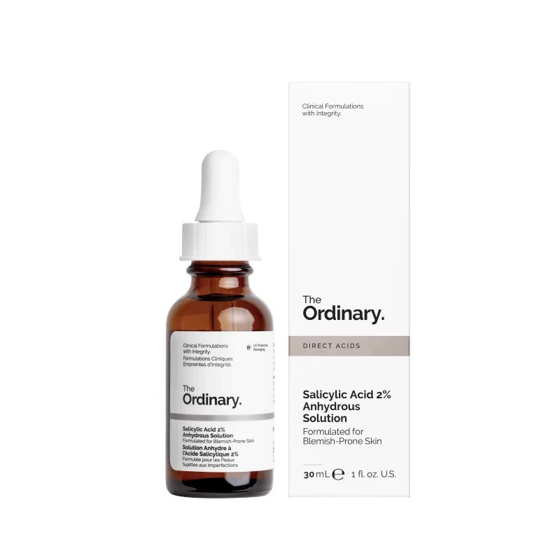 The Ordinary Salicylic Acid 2% Anhydrous Solution pleťové sérum pro jednotný tón pleti 30 ml