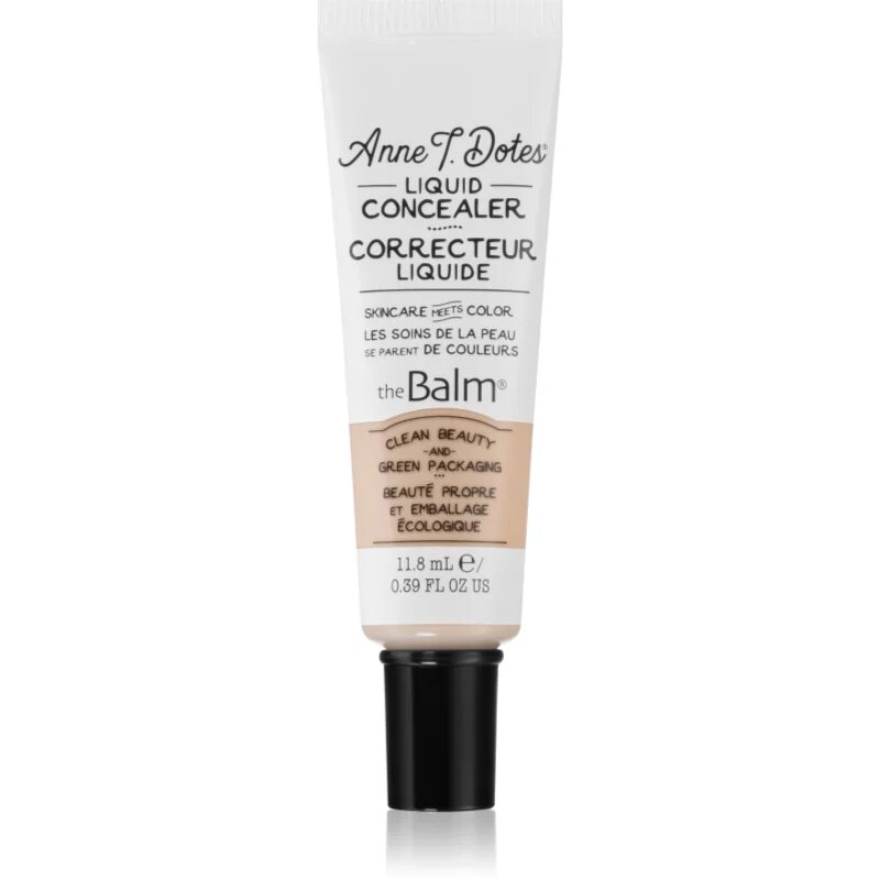 theBalm Anne T. Dotes® Liquid Concealer tekutý korektor pro plné krytí odstín #7 Warm Fair 11.8 ml