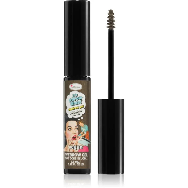 theBalm It's a Brow Time Brow Gel gel na obočí odstín Dark Brown 3.6 ml