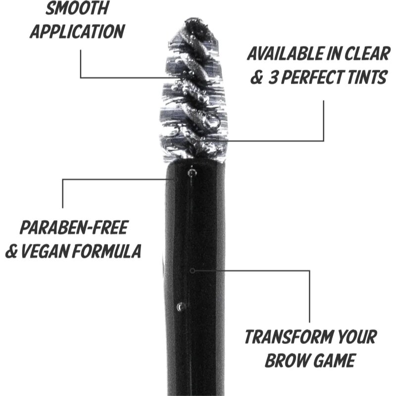 theBalm It's a Brow Time Brow Gel gel na obočí odstín Dark Brown 3.6 ml
