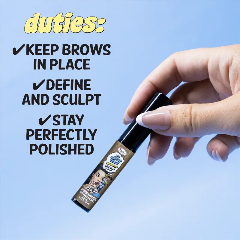 theBalm It's a Brow Time Brow Gel gel na obočí odstín Dark Brown 3.6 ml