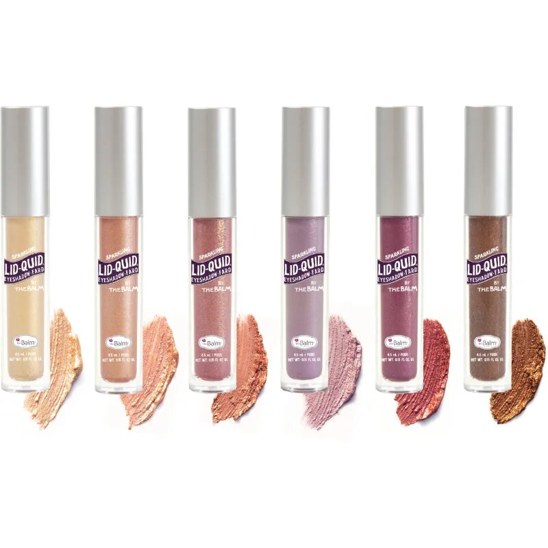 theBalm Lid-Quid třpytivé tekuté oční stíny odstín Lavender Mimosa 4.5 ml
