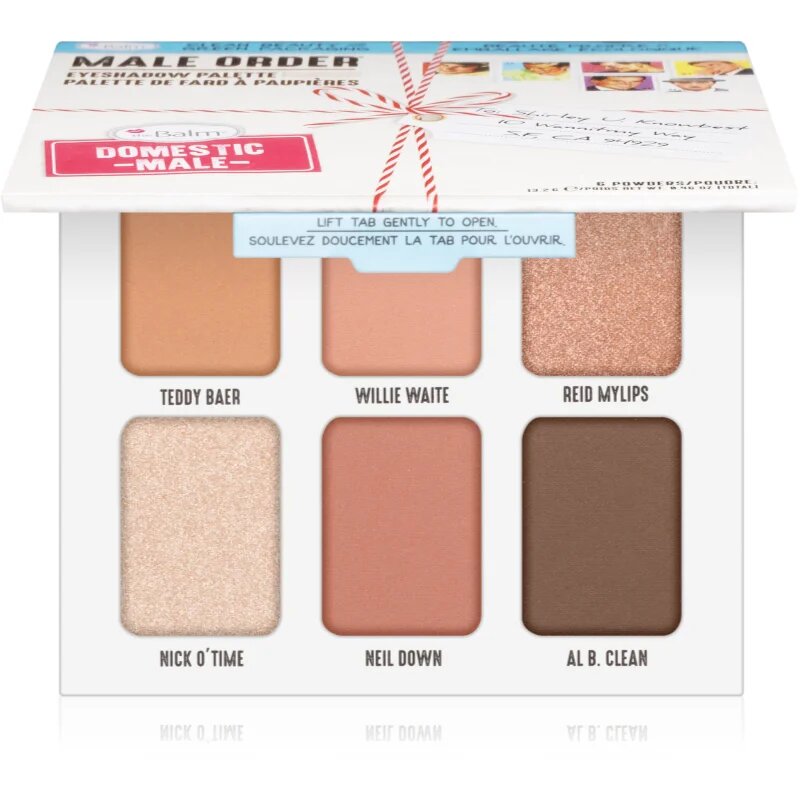 theBalm Male Order® Domestic Male paleta očních stínů 13.2 g