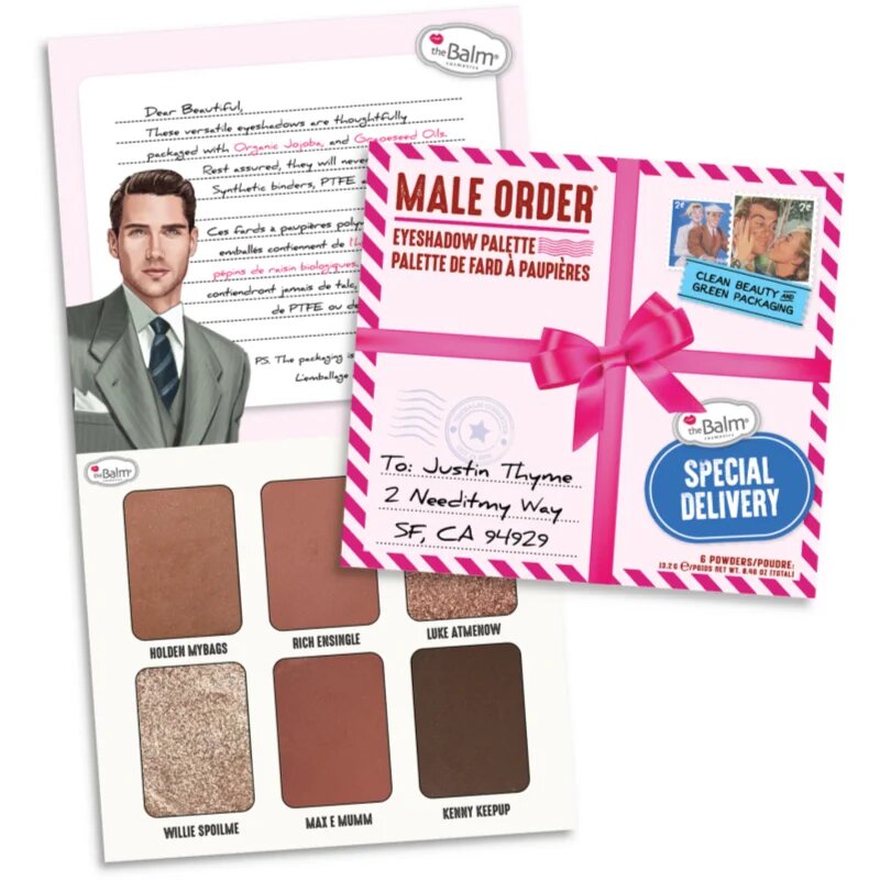 theBalm Male Order® Special Delivery paletka očních stínů 13.2 g