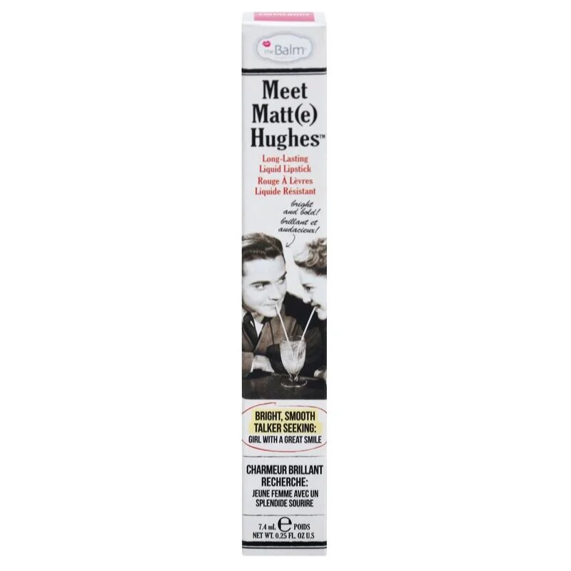 theBalm Meet Matt(e) Hughes Long Lasting Liquid Lipstick dlouhotrvající tekutá rtěnka odstín Chivalrous 7.4 ml