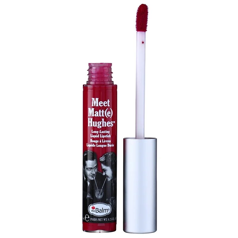 theBalm Meet Matt(e) Hughes Long Lasting Liquid Lipstick dlouhotrvající tekutá rtěnka odstín Dedicated 7.4 ml