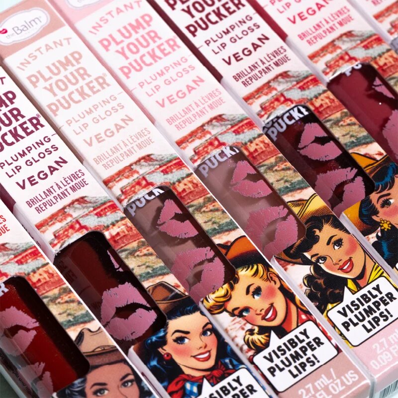 theBalm Plump Your Pucker Lip Gloss lesk na rty pro větší objem odstín Howdy Honey 2.7 ml
