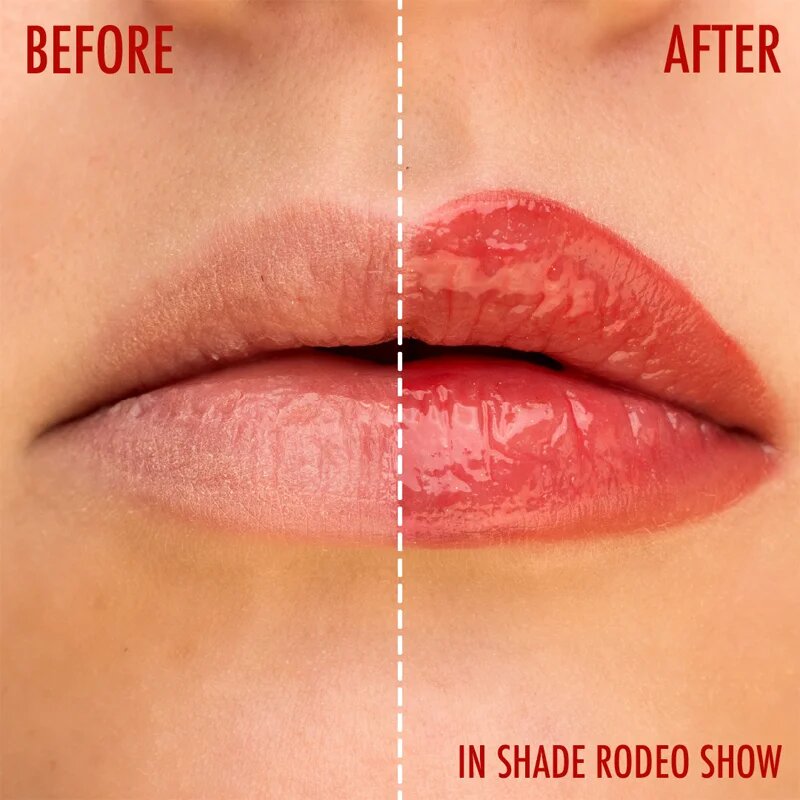 theBalm Plump Your Pucker Lip Gloss lesk na rty pro větší objem odstín Rodeo Show 2.7 ml