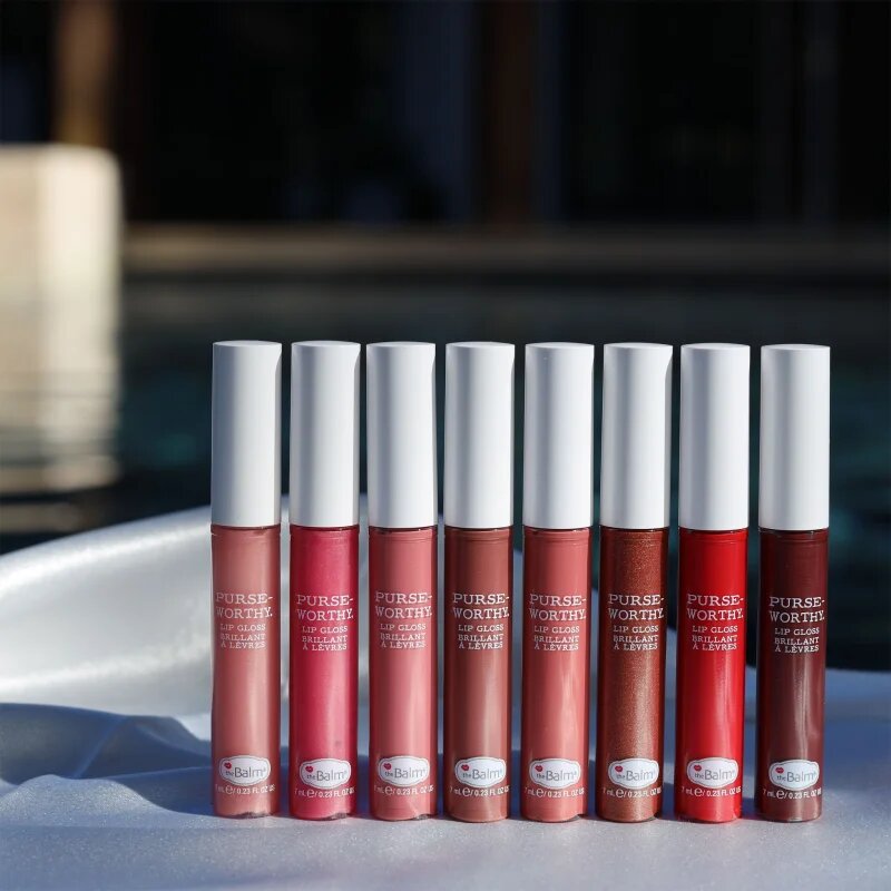 theBalm Purseworthy hydratační lesk na rty s bambuckým máslem odstín Clutch 7 ml