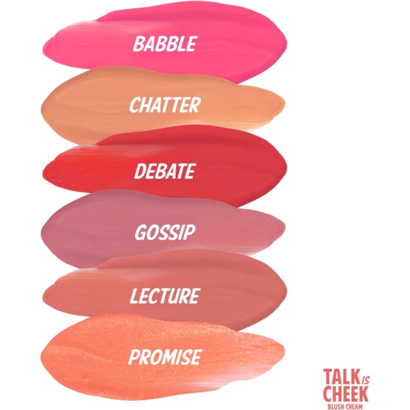 theBalm Talk is Cheek krémová tvářenka odstín Babble 4 ml