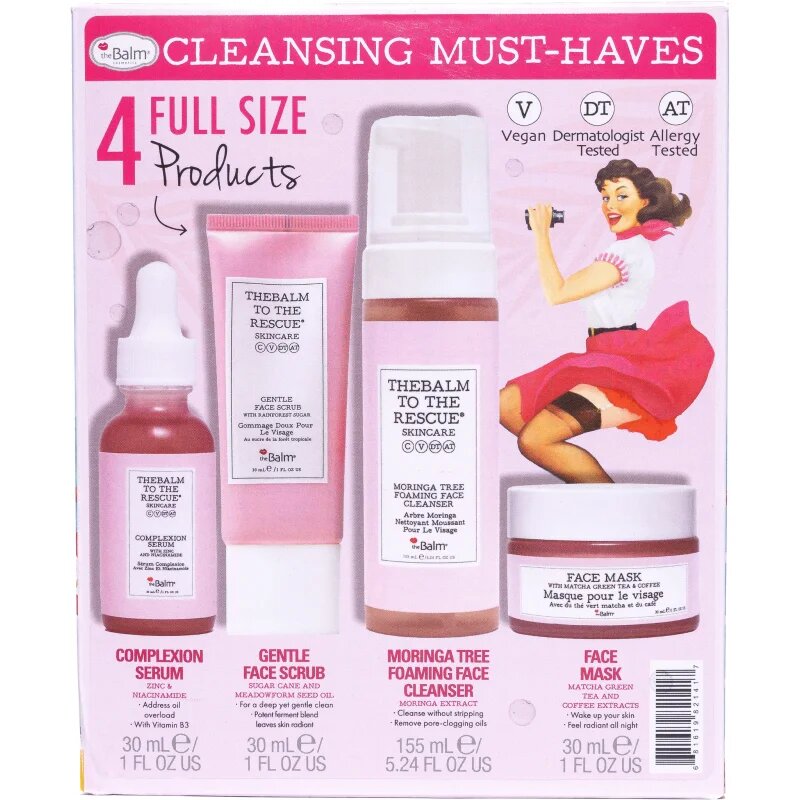 theBalm To The Rescue® Skincare Collection dárková sada pro dokonalé vyčištění pleti