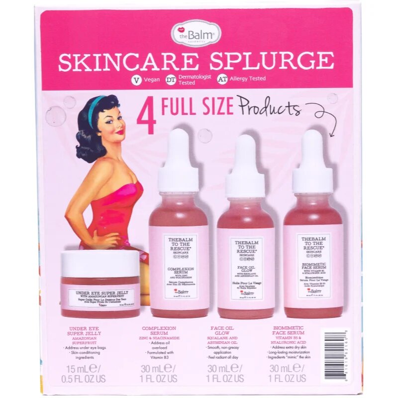 theBalm To The Rescue® Skincare Collection dárková sada pro dokonalou pleť