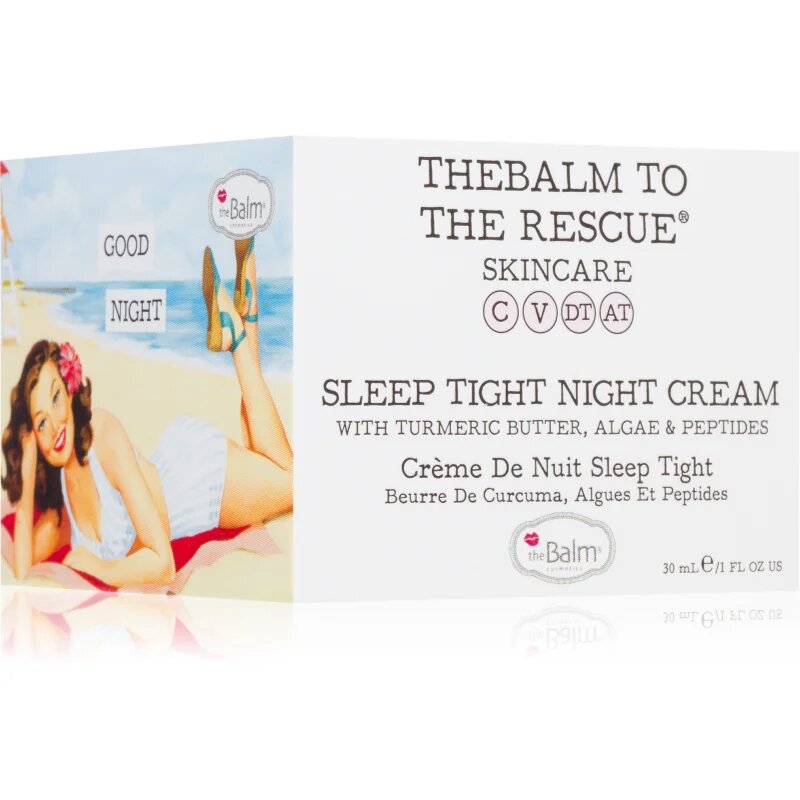 theBalm To The Rescue® Sleep Tight noční pleťový krém s protivráskovým účinkem 30 ml