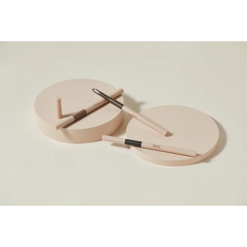 thim Artist Touch Brow Duo oboustranná tužka na obočí s kartáčkem odstín 03 Black Brown 0.6 g