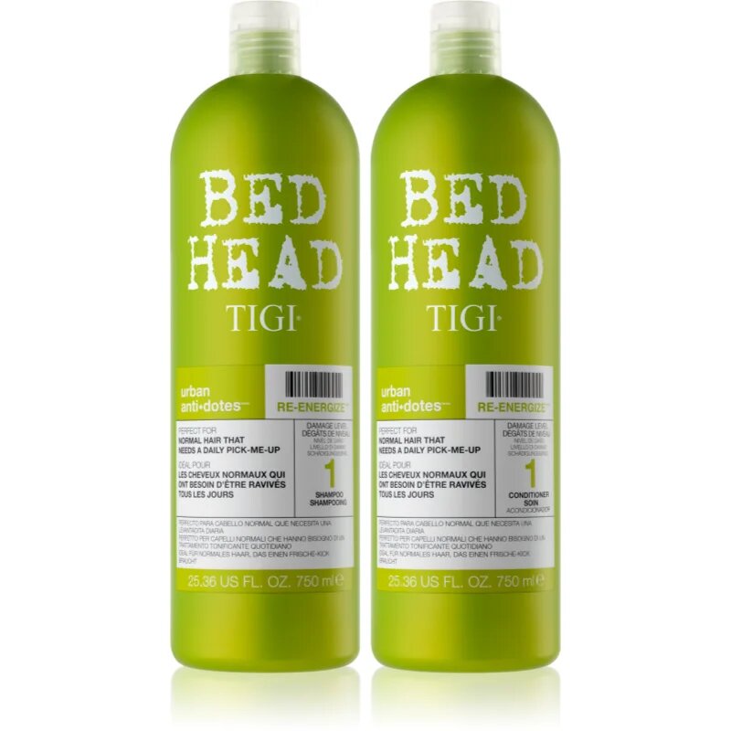 TIGI Bed Head Urban Antidotes Re-energize výhodné balení pro normální vlasy