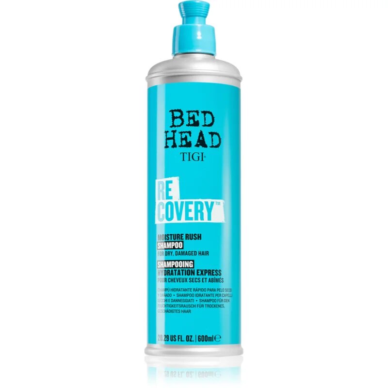 TIGI Recovery Moisture Rush Shampoo hydratační šampon pro suché a poškozené vlasy 600 ml